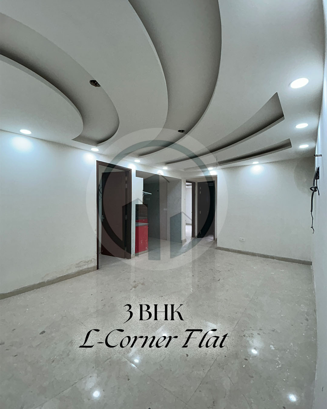 3 BHK L Corner Flat