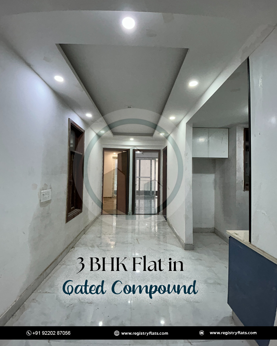 3 BHK Flat in Satbari with Registry