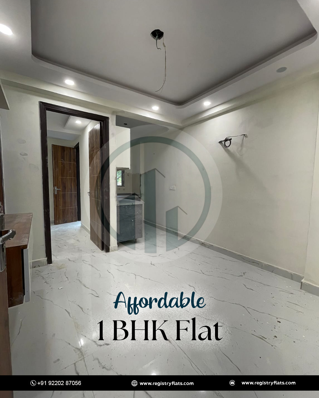 1 bhk flats in chattarpur for sale