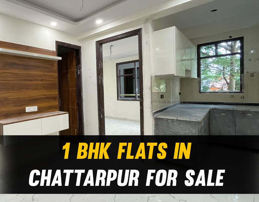 1 BHK Flats in Chattarpur for Sale