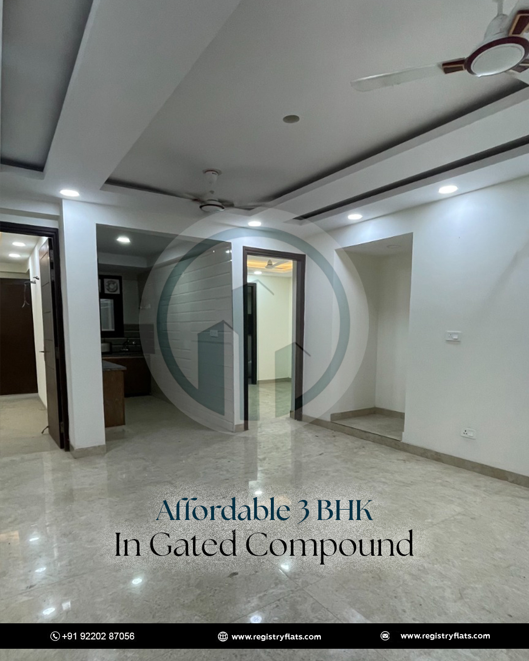 3 BHK Flat Near Sky Mansion