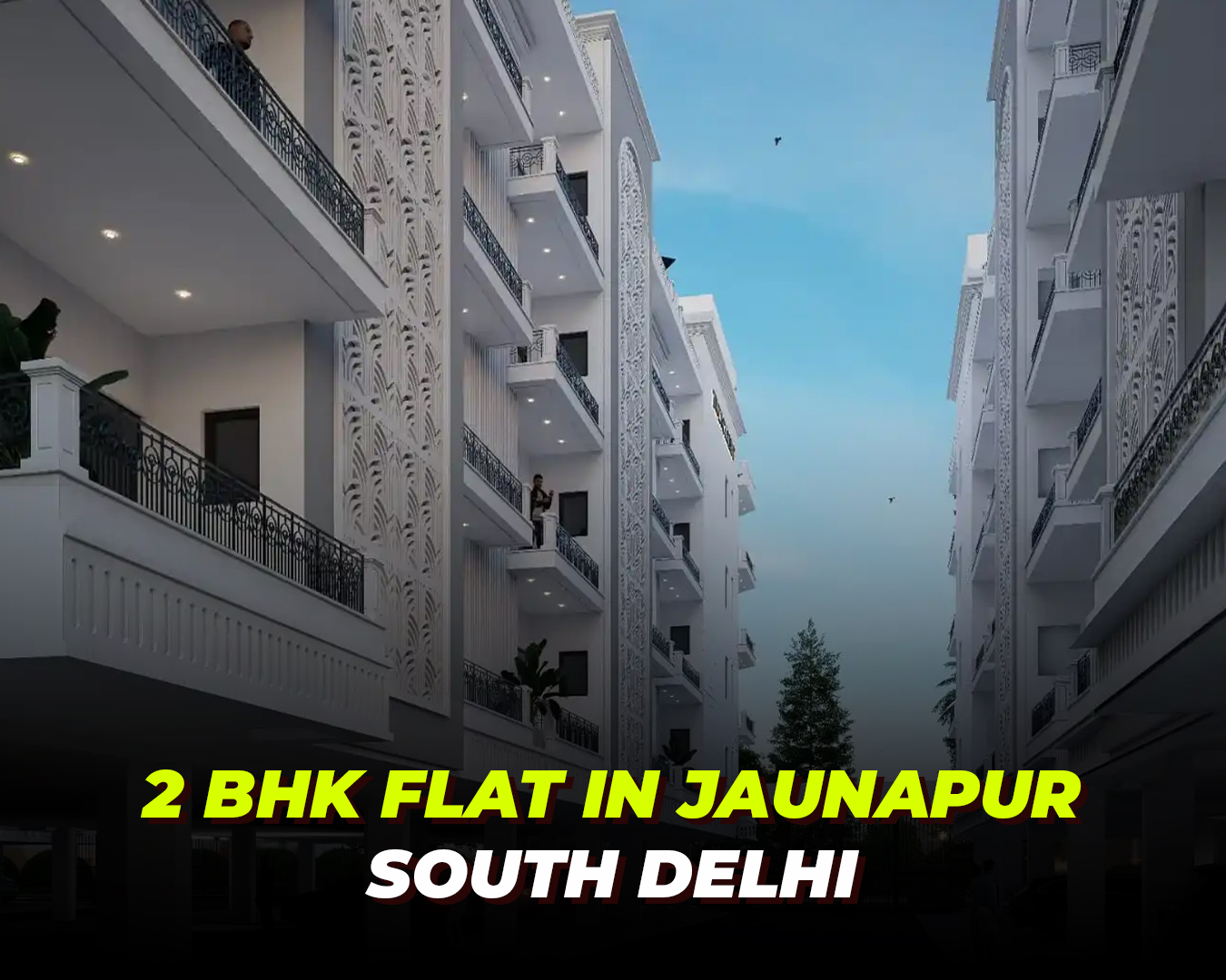 2 BHK Flat In Jaunapur South Delhi