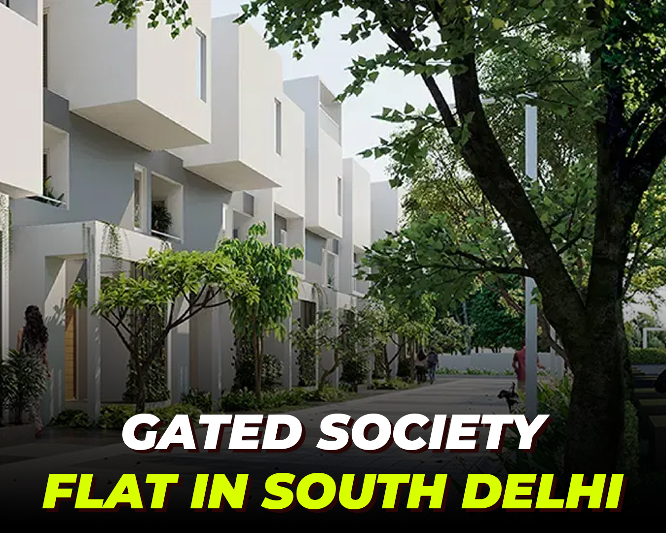 Gated Society Flat in South Delhi